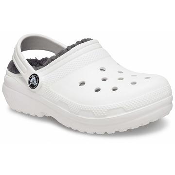 Crocs Klassiska Fodrade Clog Tofflor Pojke Vita | Sverige 1452CTVE